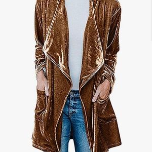 Long Sleeve Velvet Jacket